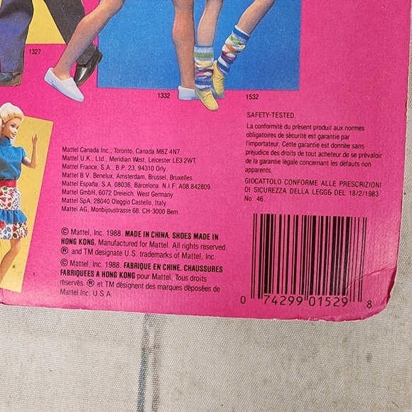 Vintage 80s Barbie Clothing Deadstock Set of 4 Packages 1 Flair Ski Outfit - Picture 13 of 16